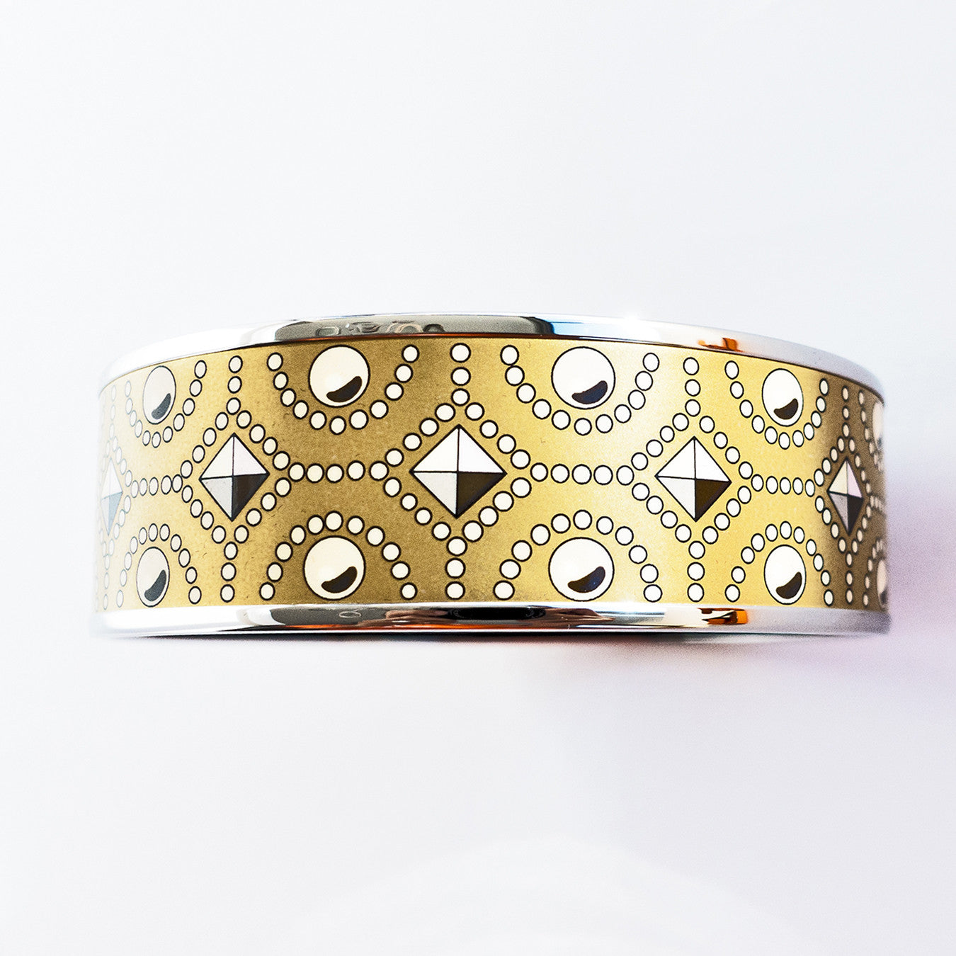 Hermès Collier de Chien Bracelet Black Shiny Alligator Bracelet 2013 |  myGemma | CA | Item #124379